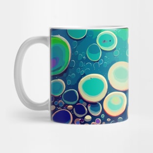 Eat my bubbles rainbow pattern Mug